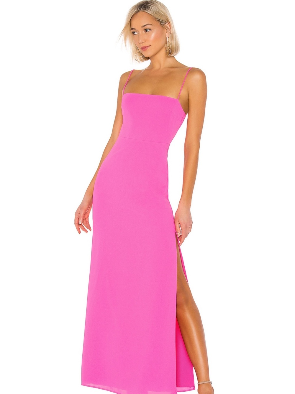 superdown Addison Maxi Dress in pink size medium